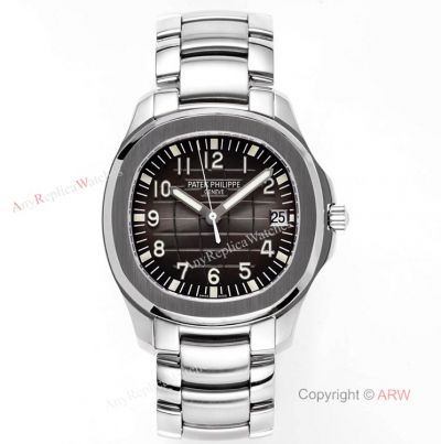 (ZF) Patek Philippe Aquanaut Super Clone Watch With Black embossed Dial For Men